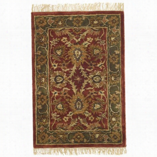 Safavieh Cl2449b Clas5ic Woo Lhand Tufted Rust/green Rug