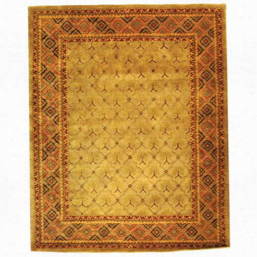 Safavieh Cl302a Classic Wool Hand Tufted Slate /rust Rug