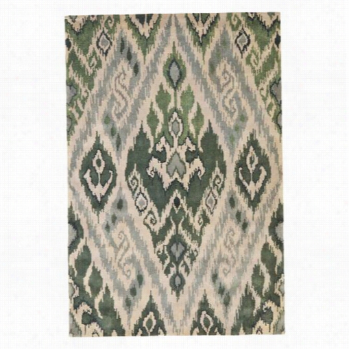 Safavieh Cpr3351a Capri Wool And Viiscose Hand  Tufted Multi/gre Y Rug