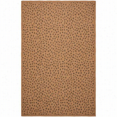 Safavieh Cy6104-39 Courtyard Polypropylene Power Loomed Natural/gold Rug