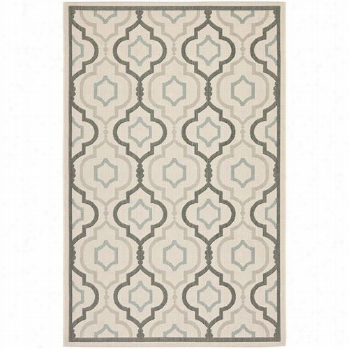 Safavieh Cy7938-79a18 Courtyard Polypropylene Power Loomed Beiye/dark Beig Area Rug