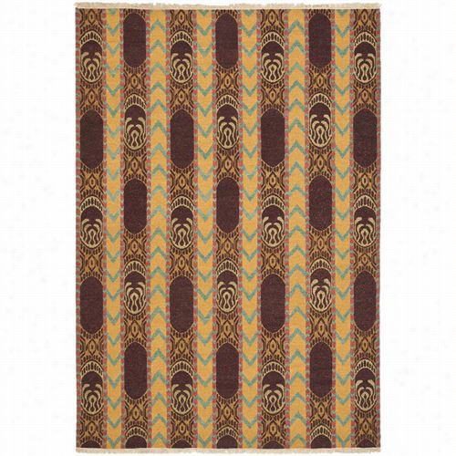 Safavieh Dve51b David Easton Wool Hand Knotted Root Brown Rug