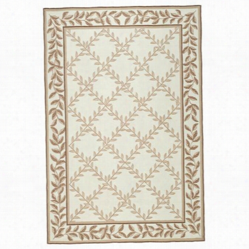 Safavieh Ezc430c Durarug Pol Ypropylene/olefin Ahnf Hooked Ivory/beige Rug