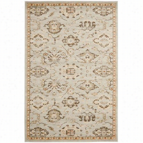 Safavieh Flr128-8012 Florenteen Polyproplene Power Loomed Grey/iory Rug