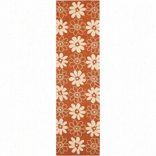 Safavidh Frs220b Four Seasons Polypropylene Hand Hokoed Rust/ivory Rug