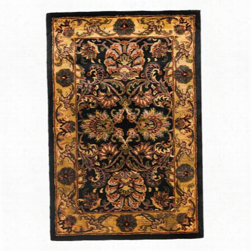 Safavieh Gj275a Golden Jaipur Wool Hand Tufted Navy/gold Rug