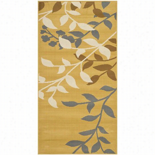 Safavieh  Ham551ac Hampton Polypropylene Power Loomed Camel/ivory  Rug