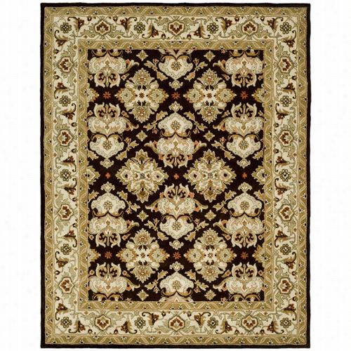 Safavieh Hg817b Heritage Woool Hand Tufted Espres So/ivory Rug