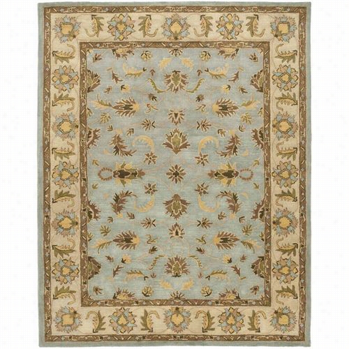 Safavieh H G913a Heritage Wool Hnd Tufte Dlivhtt Blue/beige Rug