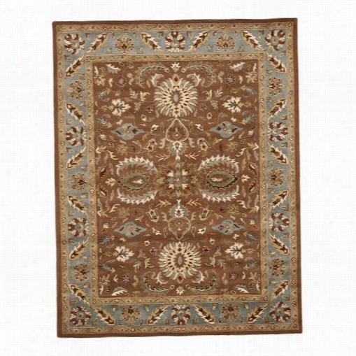 Safavieh Hg968a Heritage Wool Handt Ufted Brown/azure Rug