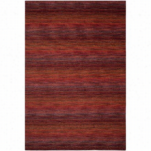 Safavie H Him703a Himalaya Wool Pile Skill Loomed Red/multi Rug