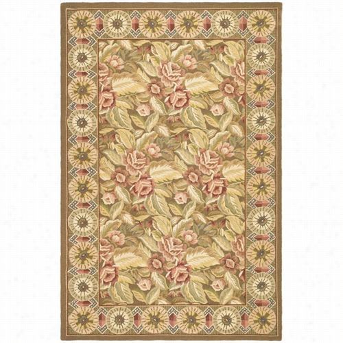 Safavieh Hk1 Chelsea Wool Side  Hooked Brown Rug