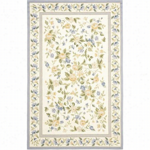 Safavieh Hk59a Chelsea Wool Hand Bent Ivory Rug