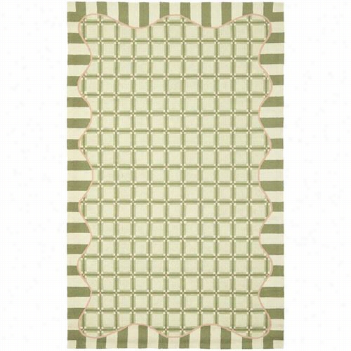 Safavieh Hk67d Chelsea Wool And Hooked Green Rug