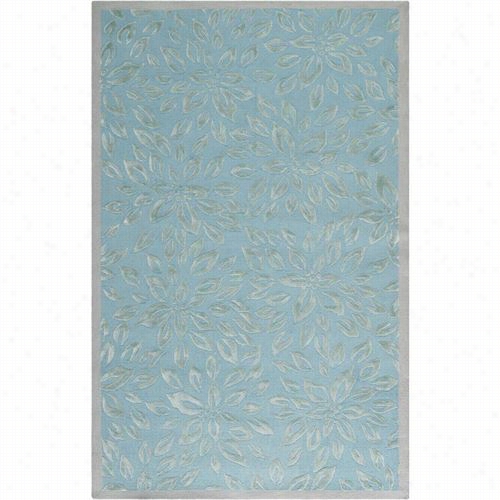 Safavieh Imr362a Isaac Mizrahi Wool Pile Hand Tufted Blue/grey Rug