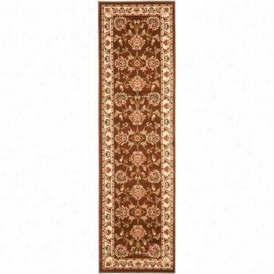 Safavieh Lnh5555-2512 Lyndhurst Polypropylene Machinne Made Brown/ivory Area Rug