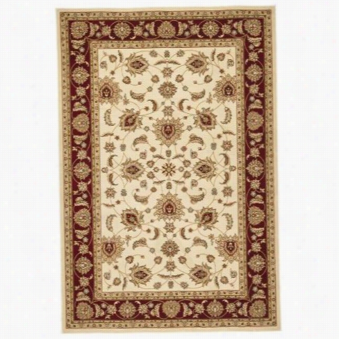 Safavieh Maj4781-1140 Majesty Polypropylene Machine Amde Creme/red Area Rug