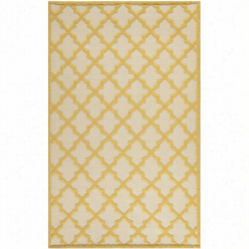 Safavieh Msr2552a Martha Stewart Wool Hand Woven Ivory/gold Rug