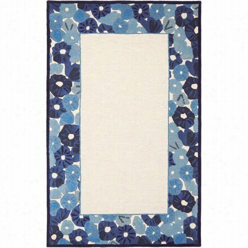 Safavieh Msr3629a Mar Tha Stew Aft Wool Handtufted Azurite Blue Atearug