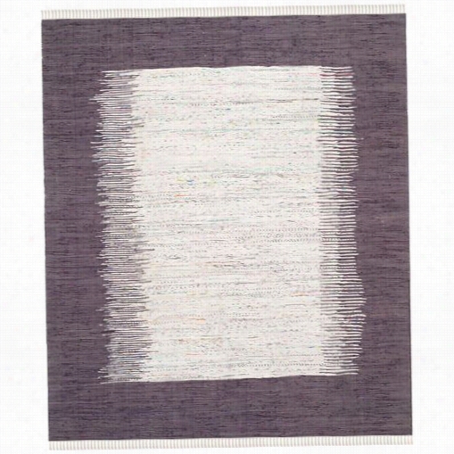 Safavieh Mtk711m Montaukcotton Pile Hand Woven Ivory/purple Rug