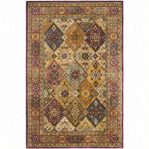 Safavieh Pl512a Psrsian Legend Wool Hand Tufted Red / Rust Areq Rug