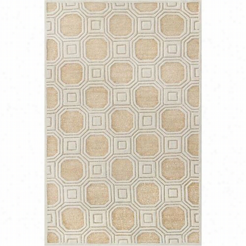 Safavieh Pre153b Precious Polyester/ Wool Cotton Hand Tuft Ed Beige Area Rug