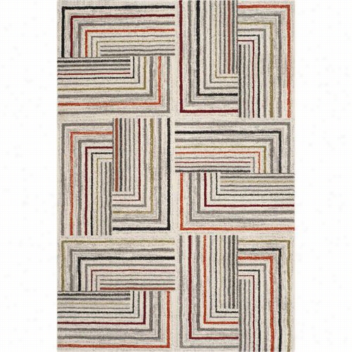 Safavieh Prl3 740c Porcello Polypropylene Pile Fleet Loomed Ivory/grey Rug