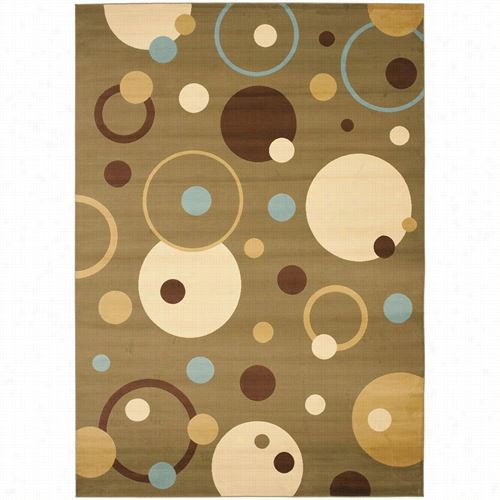 Safavieh Rl6851-5291 Porcdllo  Polypropylene Machine Made Green/multi Rug