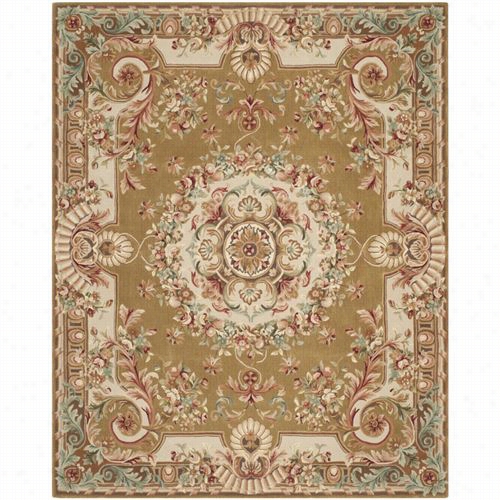 Safavieh Sav201c Savonnerie Wool Hand Tufted Brown/ivoryy Rug