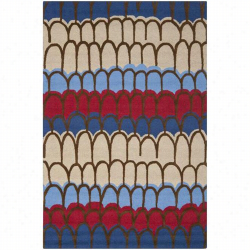 Safaavieh Sfk353a Kids Wool And Viscose Hand Tufted Blue/multi Rug