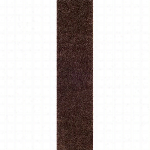 Safavieh Sg180-2525 Milan Shag  Acrylic Power Loomed Brown Rug