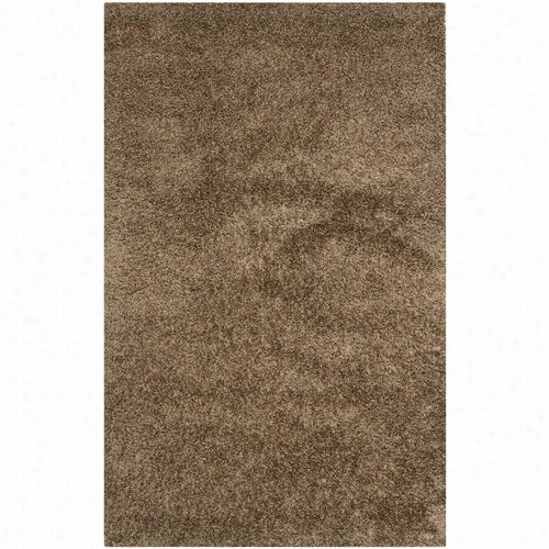 Safavieh Sg851l Shag Polyester Hand Tufted Light Brown Rug