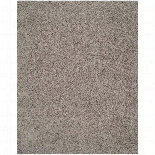 Saavieh Sga119f Athens Shag Polypropylene Power Loomed Light Grey Rug