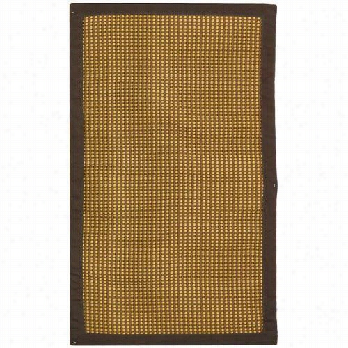 Saffavieh Sie222a Sierr Apolypropylene Power Loomed Honey/brown Rug