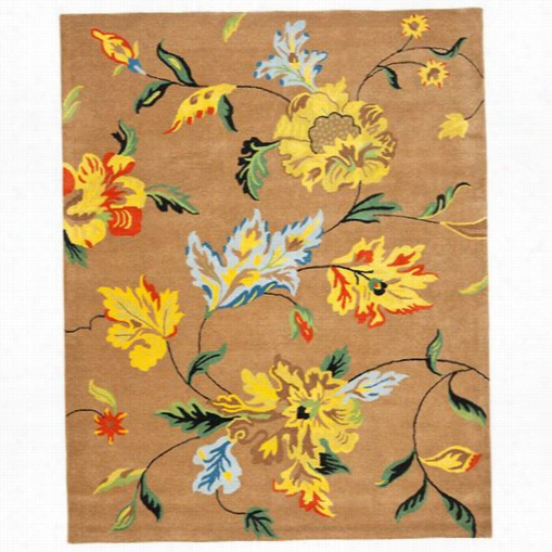 Safavieh Soh735a Soho Wool Hand Tuftedb Rown/mulit Rug