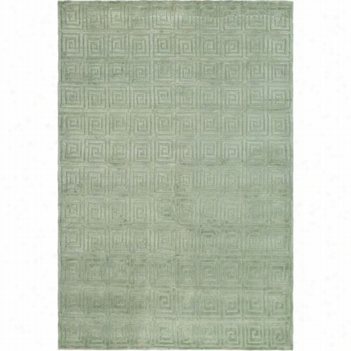 Safavieh Tb108a-9 Tibetan Wool Hand Knotetd Celadon/green Rug