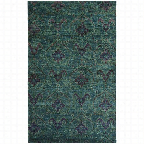 Safavieh Tmf337a Thom Filicia Hemp Hand Knotted Blue Misst Rug