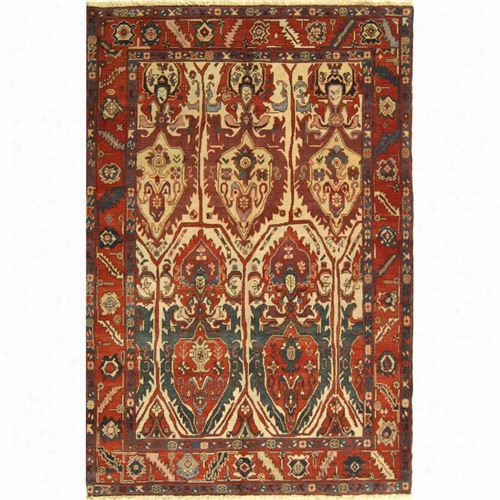 Safavieh Trk119a Turkistan Hand Spun Wool Hand Knotted Red/red Rug