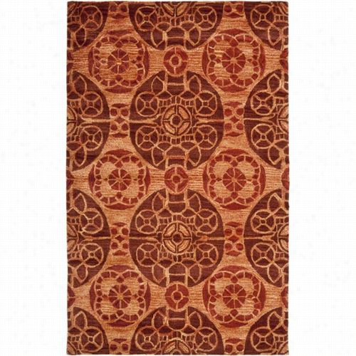 Safavieh Wyd376h Wyndham Wool Hand Tufted Cinnamon Rug