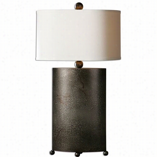 Uttermost 27696-1 Ruggine Rust Table Lamp In Silver