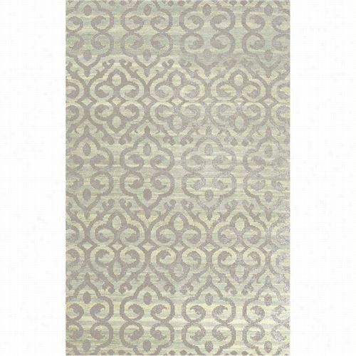 Jaipur Rug1 Hertage Hand-knotted Soft Hand Wool/art Silk Blue/gray Area Rgu