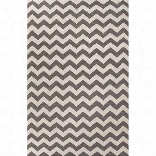 Jaipur Rug1 Maroc Flat-weave Durable Wool Gray/ivory Area Rug