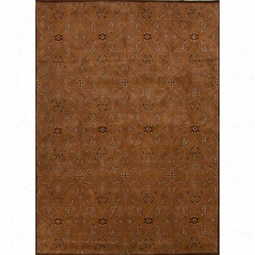 Jaipur Rug1 Poeme Hand-tufted Arts And Craft Pattern Wool  Yellow/brown Area Rug