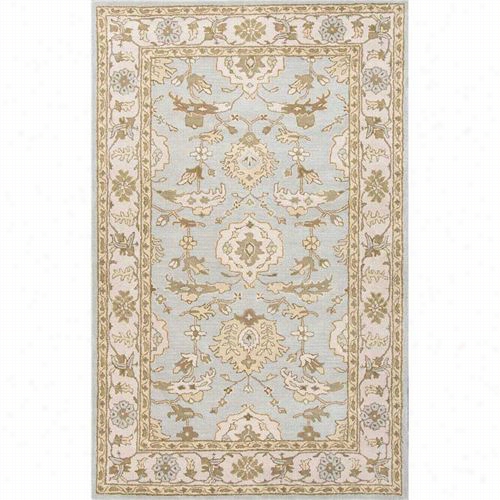 Jaipur Rug1 Po Eme Hand-tufted Durable Wool Blue/ivory Sky Azure Area Rug