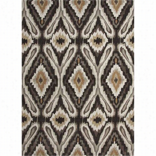 Jaipuf Rug1008 Brio Hhand-tufted Tribal Patetrn Polyester Brown/ivory Area Rug