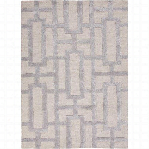 Japur Rug101 City Hand-tufted Geometric Pattern Wool/art Sil Kivoryg/ray Area Rug