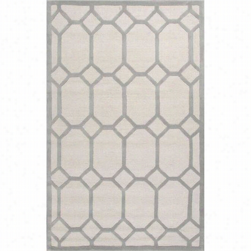 Jaipur Rug11 Loounge Hand-tufted Looped And Cut Wool Ivory/gray Gray Area Rug