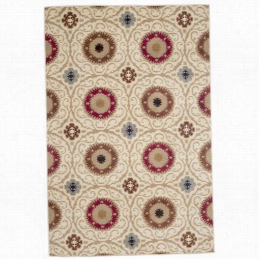 Lavish Home 62-11-hz1 Royal Damask Area Rug