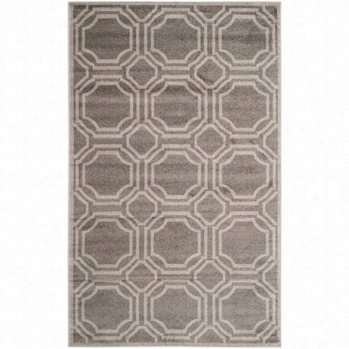 Szfavieh Amt411c Amherst Polypropylene Power Loomed Grey /light Grey Area Rug