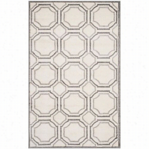 Safavieh Amt411e Amherst Polypropylene Power Loomed Ivory/light Grey Area Rug